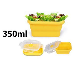 4-Piece Collapsible Folding Lunch Box Set – Space-Saving & Leak-Proof